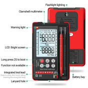 ANENG Automatic Intelligent High Precision Digital Multimeter, Specification: Q60s Voice Control(Red) Eurekaonline