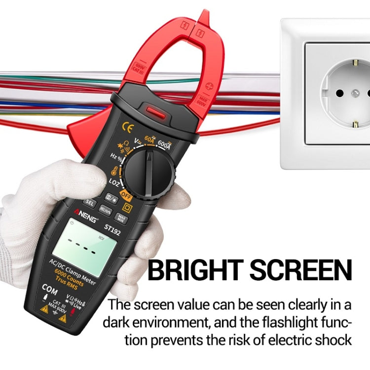 ANENG ST192 600A DC Current Multifunctional AC And DC Clamp Digital Meter Eurekaonline