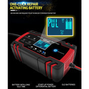 ANHTCzyx 12V 8A  / 24V 4A Automobile Battery Charger Motorcycle Battery Repair Type AGM(EU Plug) Eurekaonline