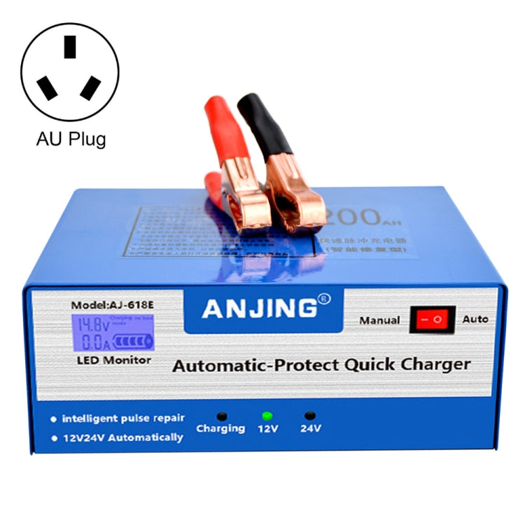 ANJING AJ-618E Battery Charger Car Battery Repairer, Model: AU Plug Eurekaonline