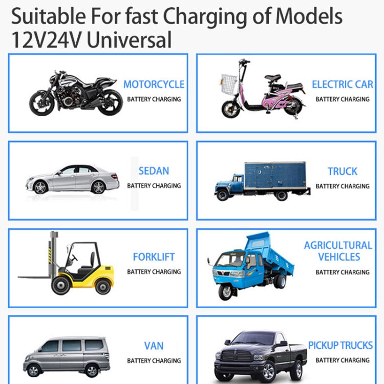 ANJING AJ-618E Battery Charger Car Battery Repairer, Model: AU Plug Eurekaonline