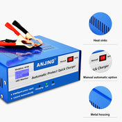 ANJING AJ-618E Battery Charger Car Battery Repairer, Model: UK Plug Eurekaonline