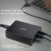 ANKER 2.4A USB-C / Type-C Power Delivery PD + 4 Ports Wall Changer for Mobile Phones / Tables / Macbooks(Black) Eurekaonline