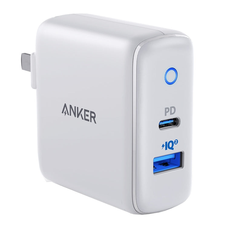  Type-C Interface + PowerIQ 2.0 USB-A Interface Wall Charger, US Plug(White) Eurekaonline