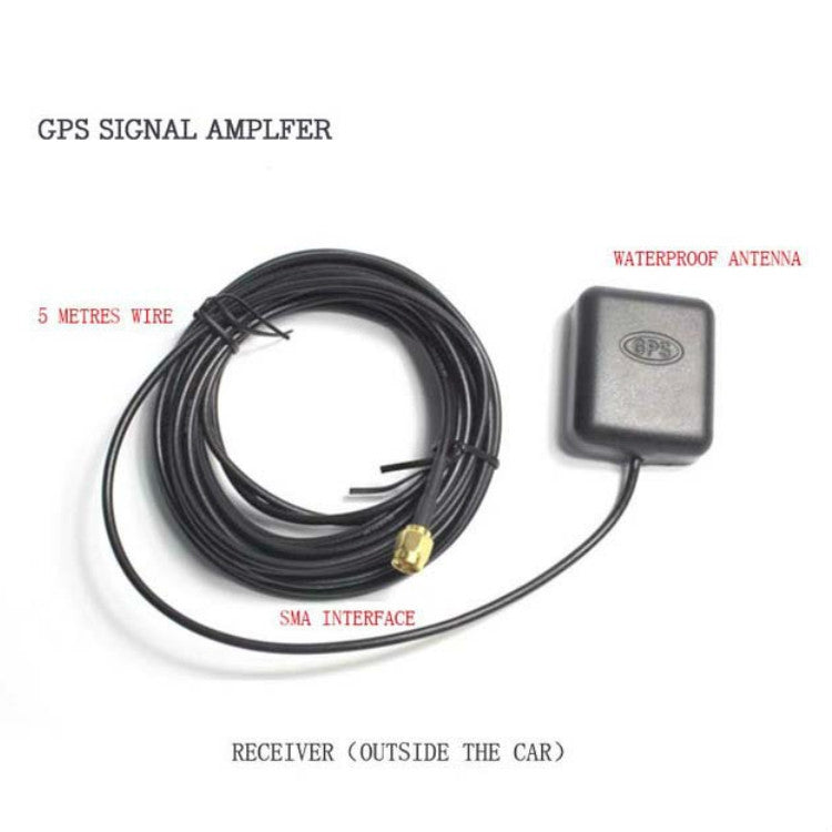 ANT-1575R GPS Car Antenna GPS Signal Repeater Antenna Amplifier Antenna SMA Interface Eurekaonline