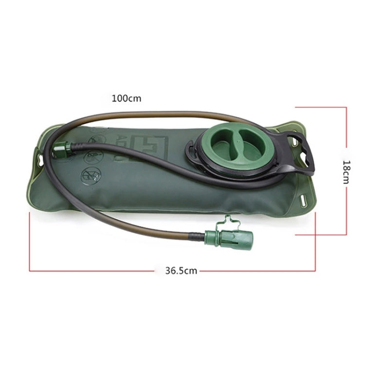 AOTU AT6602 2L TPU Outdoor Sports Drinking Water Bag (Green) Eurekaonline