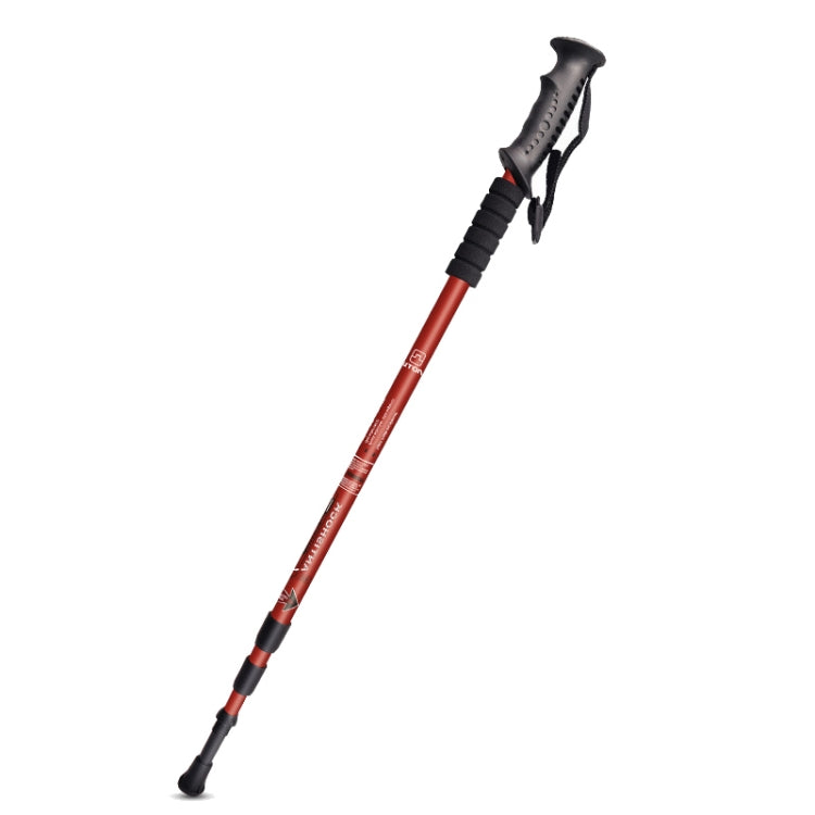 AOTU AT7553 132cm Outdoor Retractable Portable Trekking Pole (Red) Eurekaonline