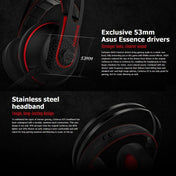 ASUS Cerberus V2 3.5mm Interface 53mm Speaker Unit Gaming Headset with Mic(Red) Eurekaonline