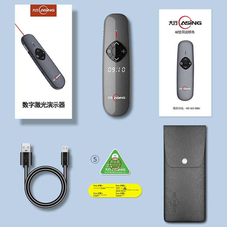 ASiNG A8 128GB Red Green Laser PPT Page Turning Pen Wireless Presenter Eurekaonline