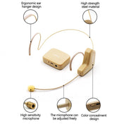 ASiNG WM03 2.4GHz Wireless Audio Transmission Electronic Pickup Microphone, Transmission Distance: 20-30m Eurekaonline