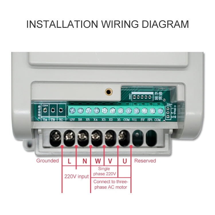 AT1-0750X 0.75KW 220V Single-phase Input Three-phase Output Inverter Eurekaonline