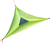 Aerial Multiplayer Triangle Hammock Folding Mesh Hammock Tree Tent,Size: 280x280x280cm Green Eurekaonline