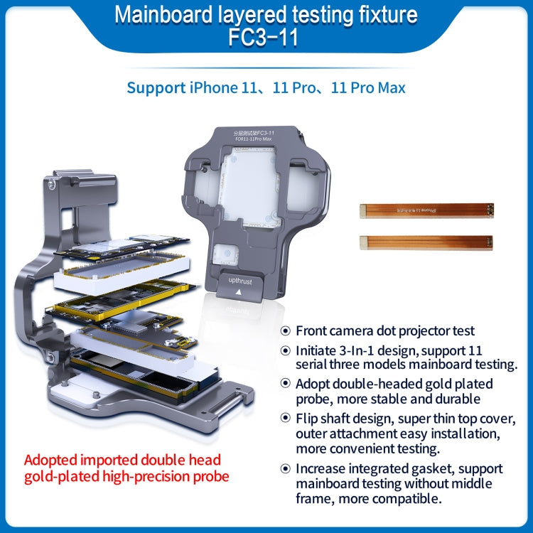 Aixun FC3-11 Mainboard Layered Testing Fixture for iPhone 11/11 Pro/11Pro Max Eurekaonline