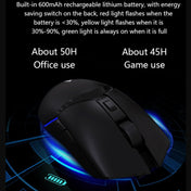 Ajazz I309Pro 1600 DPI 8 Keys Dual Mode Gaming Wireless Bluetooth Mouse(Black) Eurekaonline