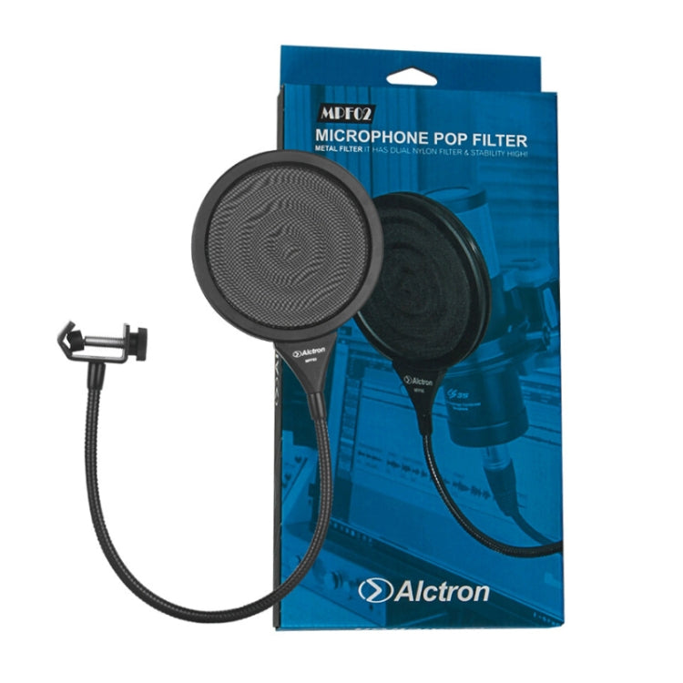 Alctron MPF02 Microphone Pop Filter for Studio Recording Anti-Noise With 450mm Steel Gooseneck Eurekaonline
