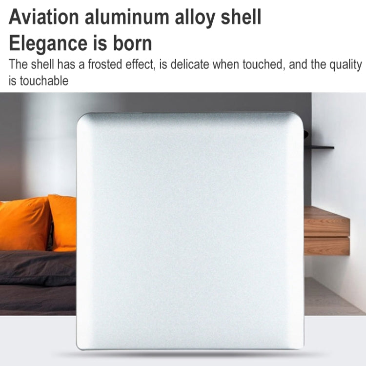 Aluminum Alloy External DVD Recorder USB3.0 Mobile External Desktop Laptop Optical Drive (Black) Eurekaonline
