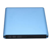 Aluminum Alloy External DVD Recorder USB3.0 Mobile External Desktop Laptop Optical Drive (Blue) Eurekaonline