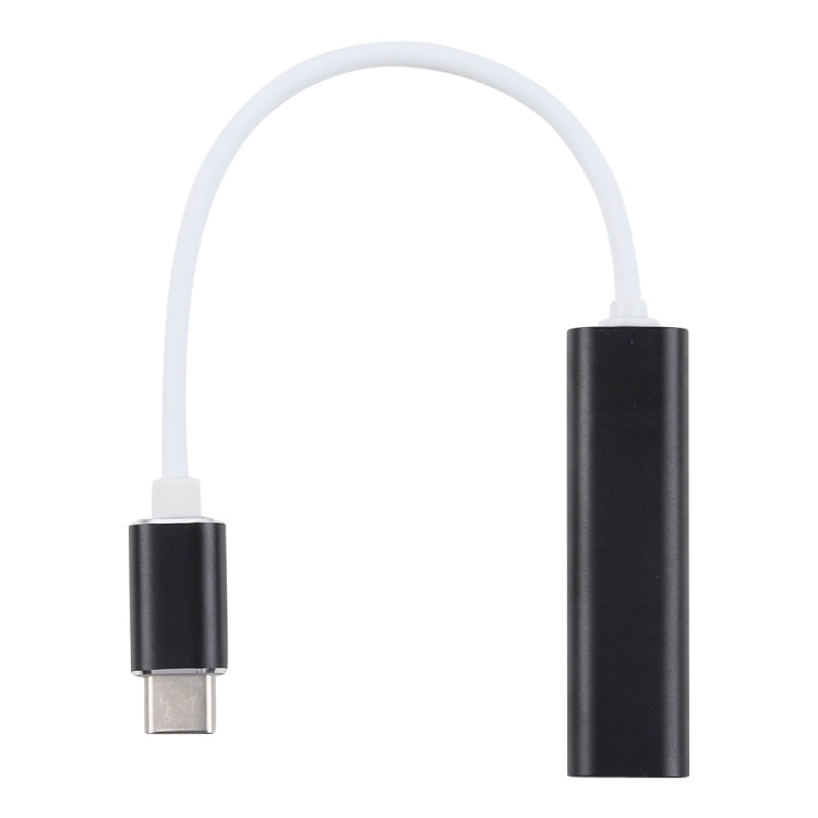 Aluminum Shell 3.5mm Jack External USB-C / Type-C Sound Card HIFI Magic Voice 7.1 Channel Converter Adapter Free Drive(Black) Eurekaonline