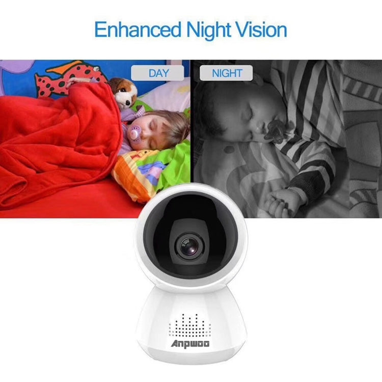 Anpwoo AP005 2.0MP 1080P 1/2.7 inch CMOS HD WiFi IP Camera, Support Motion Detection / Night Vision(White) Eurekaonline