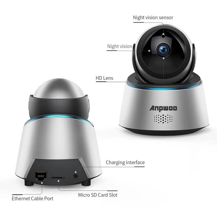 Anpwoo Astronaut 2.0MP 1080P 1/3 inch CMOS HD WiFi IP Camera, Support Motion Detection / Night Vision Eurekaonline