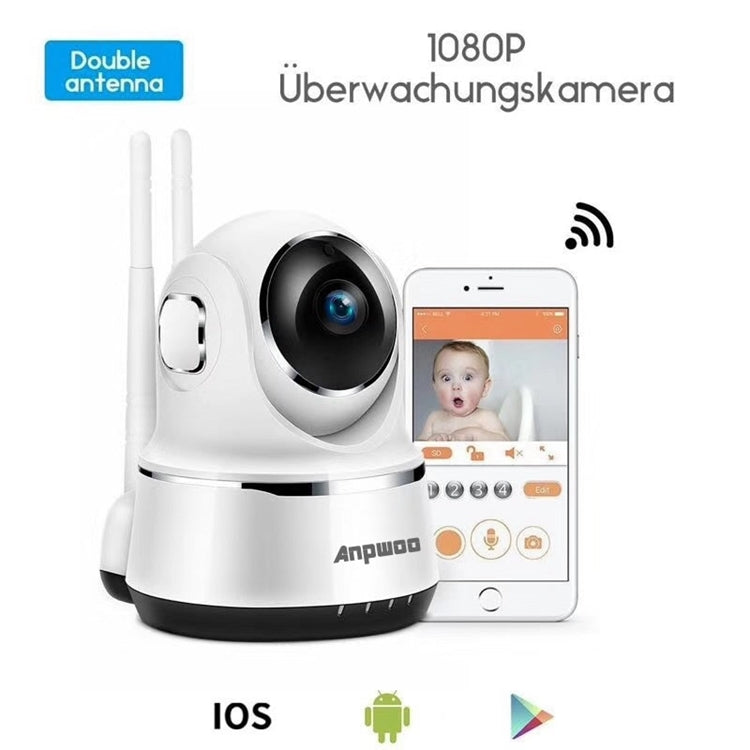 Anpwoo Guardian 2.0MP 1080P 1/3 inch CMOS HD WiFi IP Camera, Support Motion Detection / Night Vision(Black) Eurekaonline