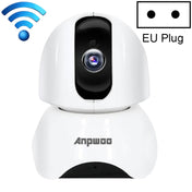 Anpwoo-YT003 2.0 Mega 3.6mm Lens Wide Angle 1080P Smart WIFI Monitor Camera , Support Night Vision & TF Card Expansion Storage, EU Plug Eurekaonline