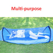 Anti-Rollover Automatic Quick-Opening Mosquito Net Hammock Outdoor Camping Double Anti-Mosquito Hammock, Size: 290x140cm(Yellow Black) Eurekaonline