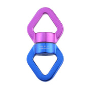 Anti-knot Rock Climbing Caster Fixed Connector Downhill Retarder(Blue Purple) Eurekaonline