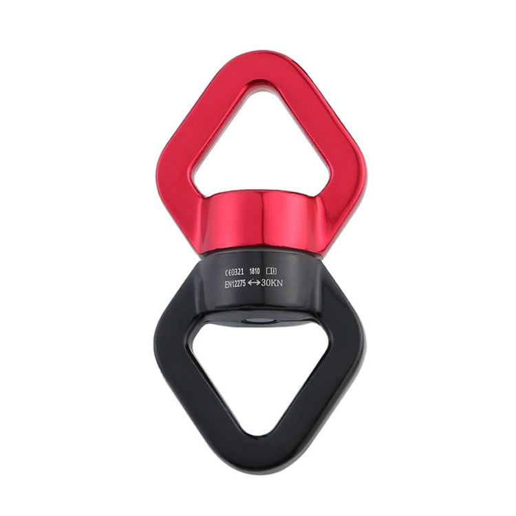 Anti-knot Rock Climbing Caster Fixed Connector Downhill Retarder(Red Black) Eurekaonline