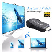 AnyCast M2 Plus Wireless WiFi Display Dongle Receiver Airplay Miracast DLNA 1080P HDMI TV Stick for iPhone, Samsung, and other Android Smartphones(Black) Eurekaonline