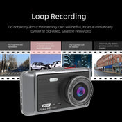 Anytek A60 Car 4 inch IPS Screen HD 1080P 170 Degree Wide Angle Dual Camera ADAS Driving Recorder Eurekaonline