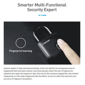 Anytek L3 Intelligent Hidden Fingerprint Padlock Electronic Lock, 10 Fingerprint Edition Eurekaonline