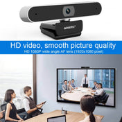 Aoni A30 Beauty FHD 1080P Smart IPTV WebCam Teleconference Teaching Live Broadcast Computer Camera with Microphone (Black) Eurekaonline