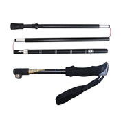 Aotu AT7558 125cm Aluminum Alloy Outdoor Camping Folding Corky Trekking Poles EVA Handle Alpenstock Eurekaonline