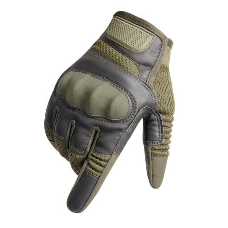 B28 Outdoor Rding Motorcycle Protective Anti-Slip Wear-Resistant Mountaineering Sports Gloves, Size: S(Army Green) Eurekaonline
