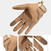 B28 Outdoor Rding Motorcycle Protective Anti-Slip Wear-Resistant Mountaineering Sports Gloves, Size: S(Wolf Brown) Eurekaonline
