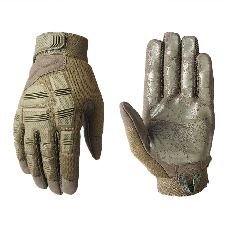B33 Outdoor Mountaineering Riding Anti-Skid Protective Motorcycle Gloves, Size: L(Army Green) Eurekaonline