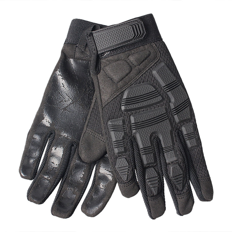 B33 Outdoor Mountaineering Riding Anti-Skid Protective Motorcycle Gloves, Size: L(Black) Eurekaonline