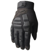 B33 Outdoor Mountaineering Riding Anti-Skid Protective Motorcycle Gloves, Size: L(Black) Eurekaonline