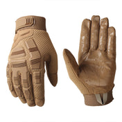 B33 Outdoor Mountaineering Riding Anti-Skid Protective Motorcycle Gloves, Size: L(Brown) Eurekaonline