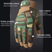 B33 Outdoor Mountaineering Riding Anti-Skid Protective Motorcycle Gloves, Size: M(Army Green) Eurekaonline