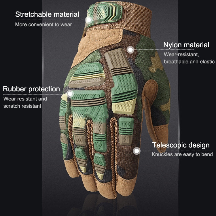 B33 Outdoor Mountaineering Riding Anti-Skid Protective Motorcycle Gloves, Size: S(Army Green) Eurekaonline