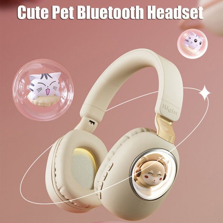 B4 RGB Cartoon Stereo Headset Wireless Bluetooth Headphones(Squirrel) Eurekaonline