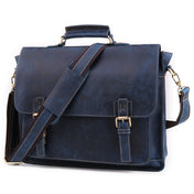 B515 Men 15.6 Inch Business Briefcase Multi-Function Laptop Bag(Blue) Eurekaonline