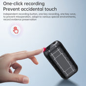 B800LI Clip-on HD Noise Reduction Recording Pen, Support TF Card & One-key Recording & OTG, Capacity:128GB(Black) Eurekaonline