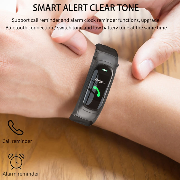 B9 0.96 inch TFT Color Screen AI Voice Smart Bracelet, Support Reject Call / Sleep Monitoring / Heart Rate Monitoring(Black) Eurekaonline