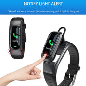 B9 0.96 inch TFT Color Screen AI Voice Smart Bracelet, Support Reject Call / Sleep Monitoring / Heart Rate Monitoring(Black) Eurekaonline