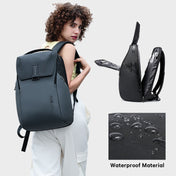 BANGE BG-2581 Large-capacity Waterproof and Wear-resistant Business Laptop Backpack(Grey) Eurekaonline