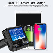 BC32 Dual USB Charging Bluetooth Hand-free Car Charger FM Transmitter MP3 Music Player Car Kit, Support Hands-Free Call & Micro SD Recording & Voltage Detection Eurekaonline