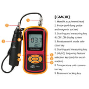 BENETECH GM63B Digital Vibration Meter Eurekaonline